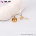29848 Promotion simply fine jewelry circle stud earrings gold plated copper alloy earrings for ladies